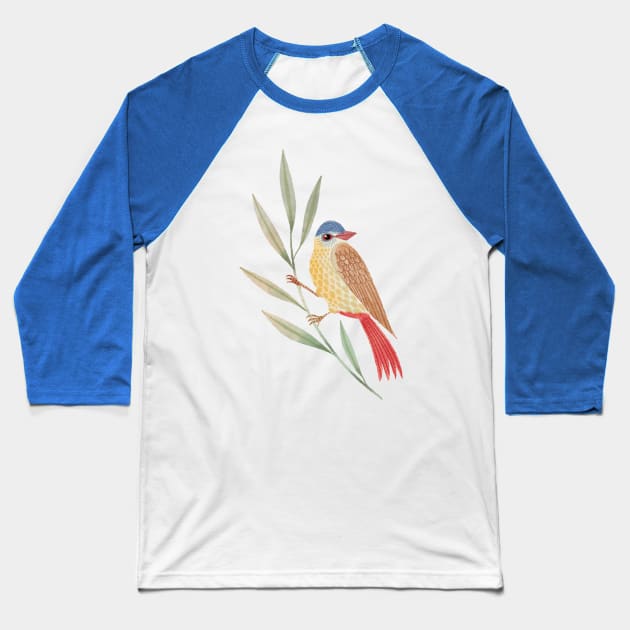 Bird Branch Baseball T-Shirt by Rebelform